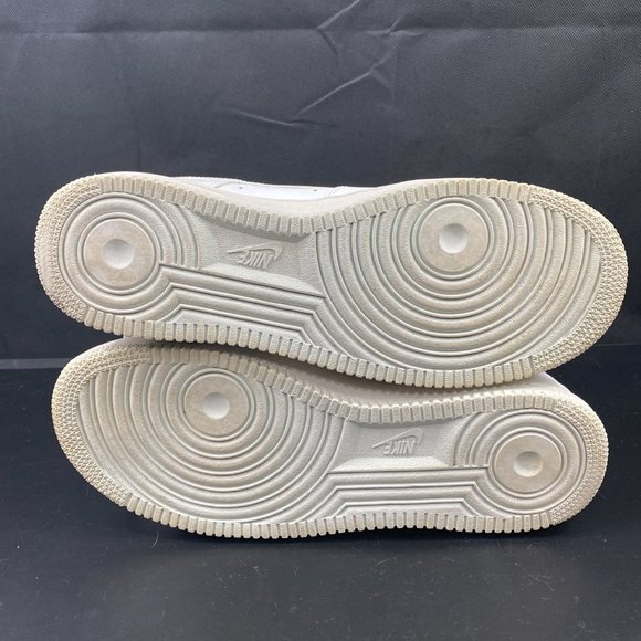 Nike Air Force 1 AF1 Leather Sneaker 31822-111 White Shoes Men Sz 10 - Picture 8 of 9